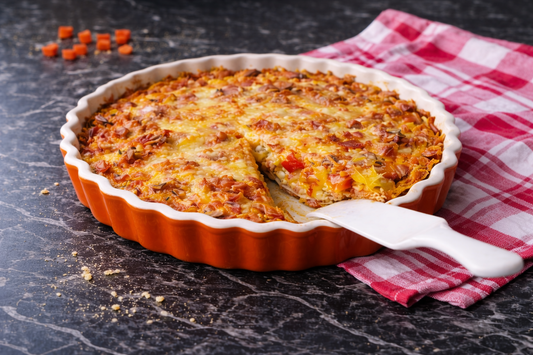 Quiche aardappel & paprika